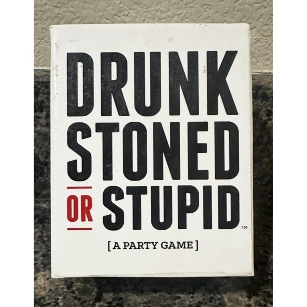 Adult Party Card Game Drunk Stoned Or Stupid 250 Cards Used
